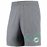 Men's Miami Dolphins Concepts Sport Tactic Lounge Shorts Heathered Gray,baseball caps,new era cap wholesale,wholesale hats